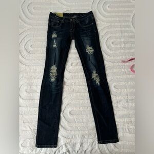 Machine jeans.